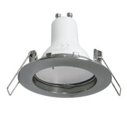 Trade Shop - Faretto Lampada Led 8 W Luce 3000k 4000k 6000k Incasso Tondo Gu10 Foro 6 Cm 220v - Silver-bianco Naturale      -