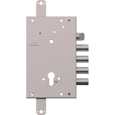 SERRATURA METALLO APPLICARE CS128 CIPIERRE  F.SAGOM M2 TRIPL+SCR IP.MM 28 E.MM 63 DX/SX