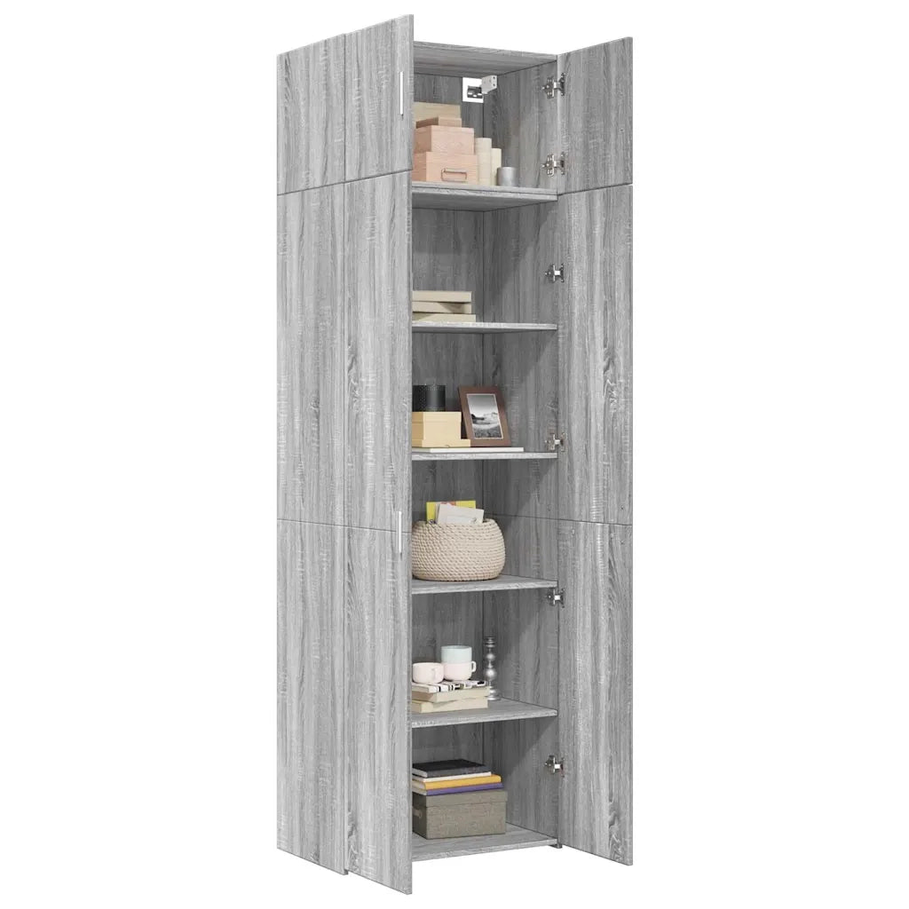Armadietto Grigio Sonoma 70x42,5x225 cm in Truciolato 3281327