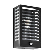 Applique Esterno Contemporanea Alamonte 3 Alluminio Nero E27