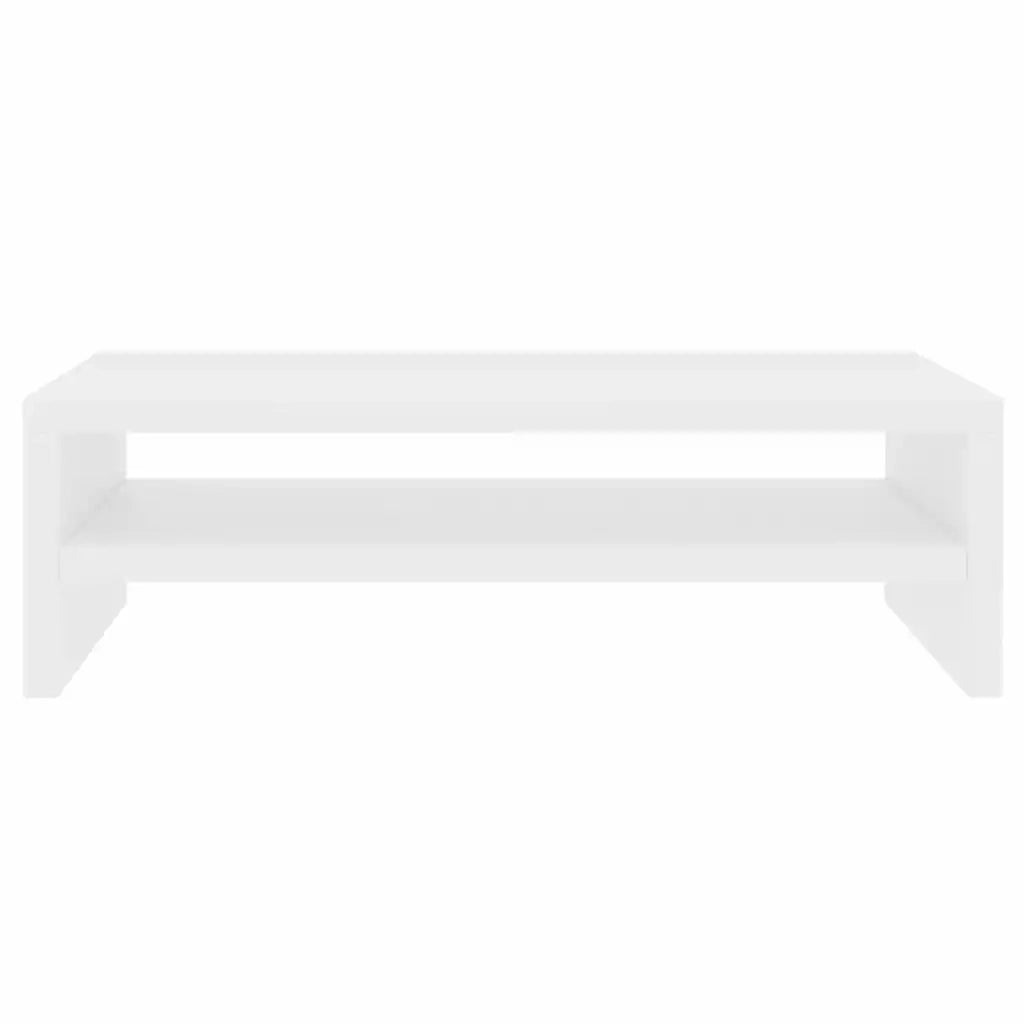 Supporto per Monitor Bianco 42x24x13 cm Legno Multistrato 800216