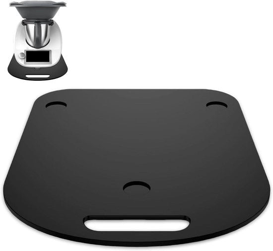 Gli scivoli per Thermomix TM6 TM5: scivolo in acrilico per spostamenti agevoli e sicuri (nero)