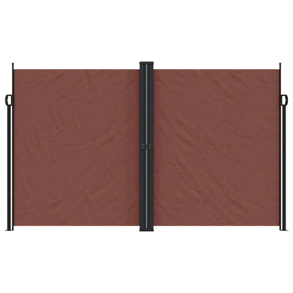 Tenda da Sole Laterale Retrattile Marrone 200x1000 cm 4004764