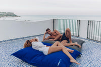 Cuscinone Poltrona Pouf Gigante 175x135 cm in Acrilico Pomodone Giallo