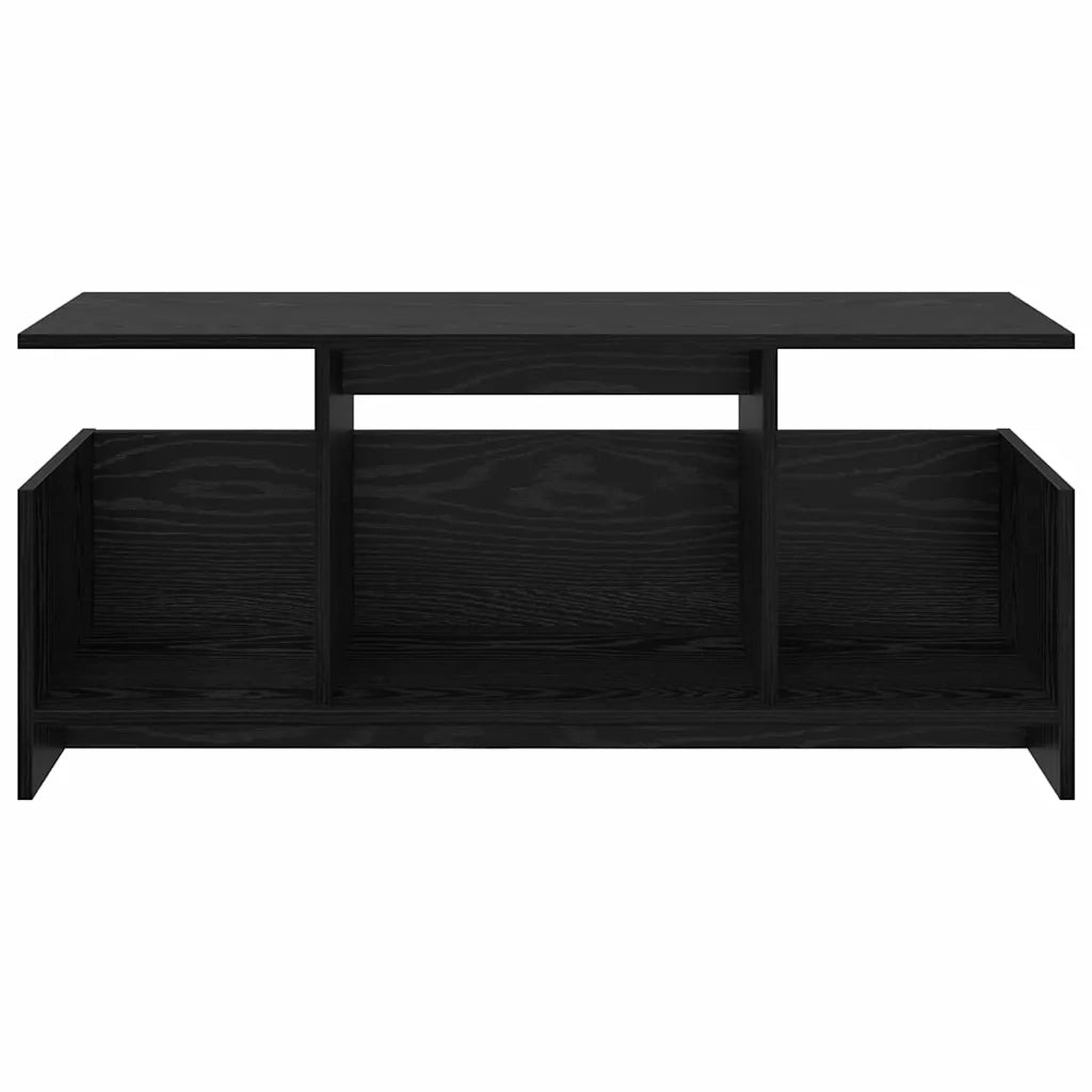 Supporto TV Rovere Nero 102 x 35 x 45 cm Legno multistrato 890993