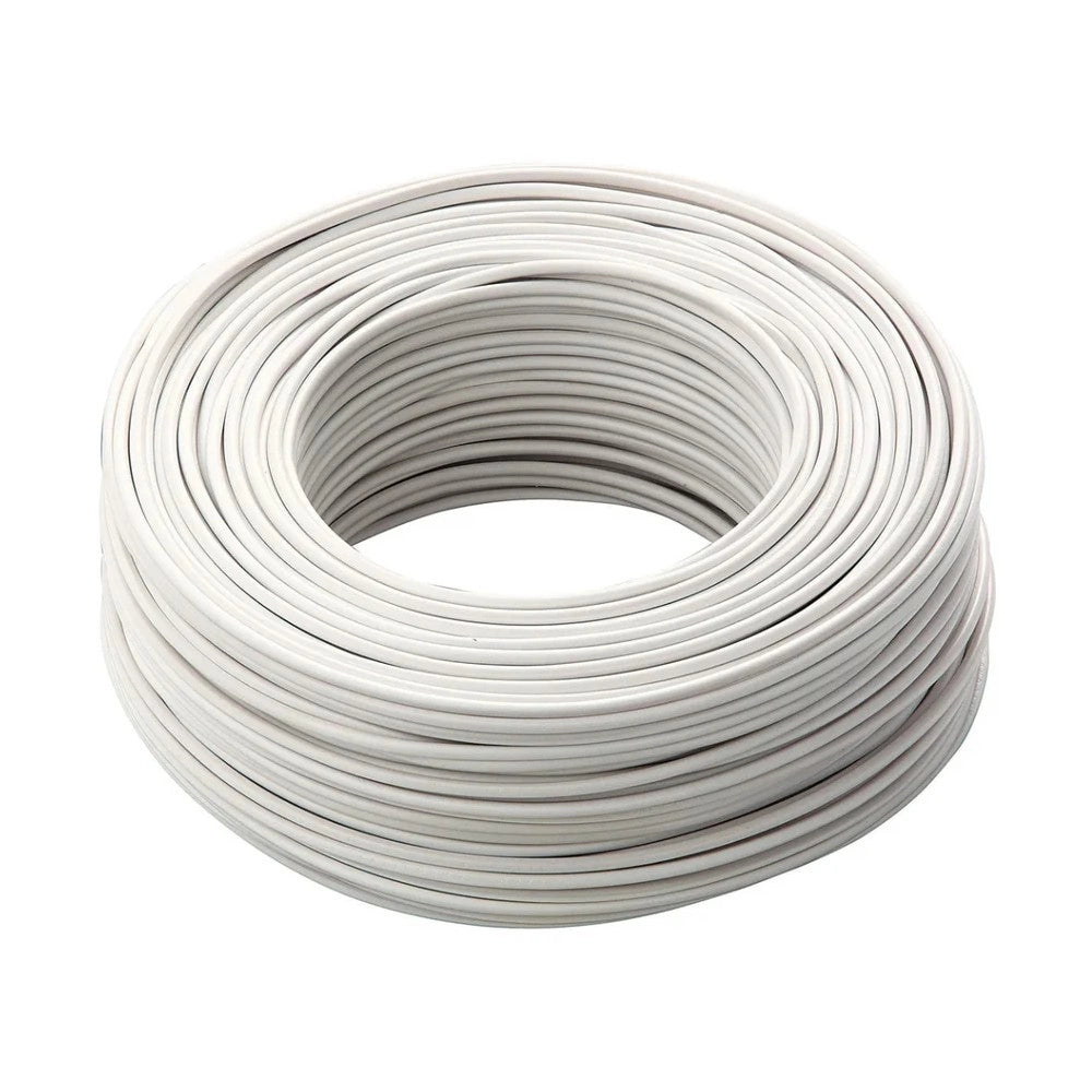 Cavo bianco da 1x1,5mm² - 10mt cordina unipolare fs17