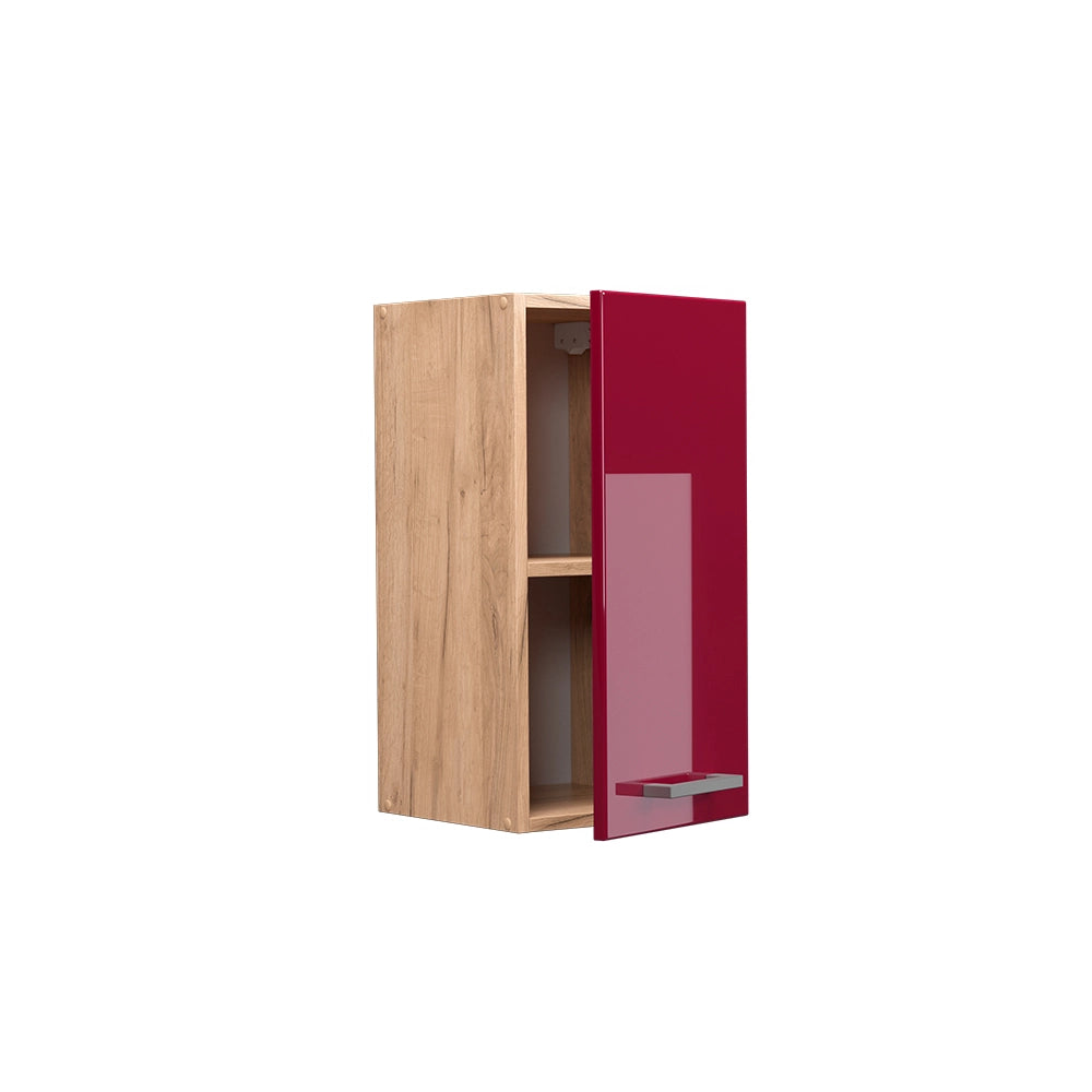 Vicco Pensile da cucina Rosso lucido 30 cm
