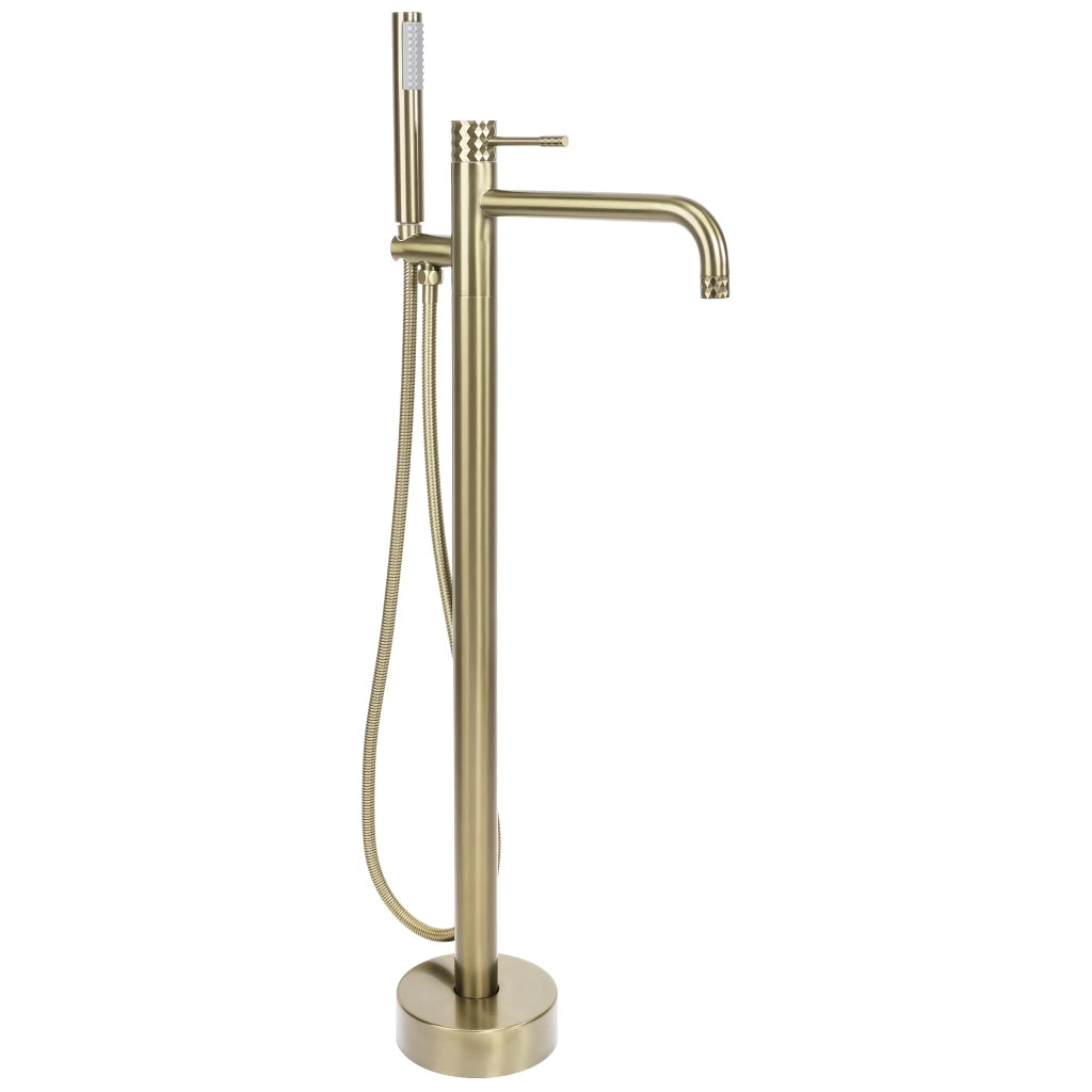 Rubinetto Indipendente Rea Lungo Diamond Brush Gold