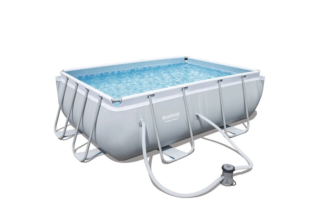 PISCINA C/TELAIO BESTWAY 56629 POWER STEEL 282x196x84H