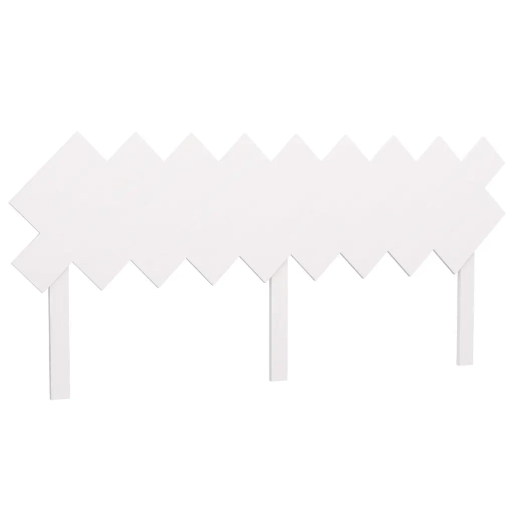 Testiera per Letto-Testata-Testiera Decorativa Bianca 178x3x80,5 cm Legno Massello di Pino