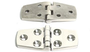 Accessorio per Porta di Barche in Acciaio Inossidabile 316 - Riparazione Porta - Dimensioni 76x38x4 mm - Incluso 6 Viti - Scharniere