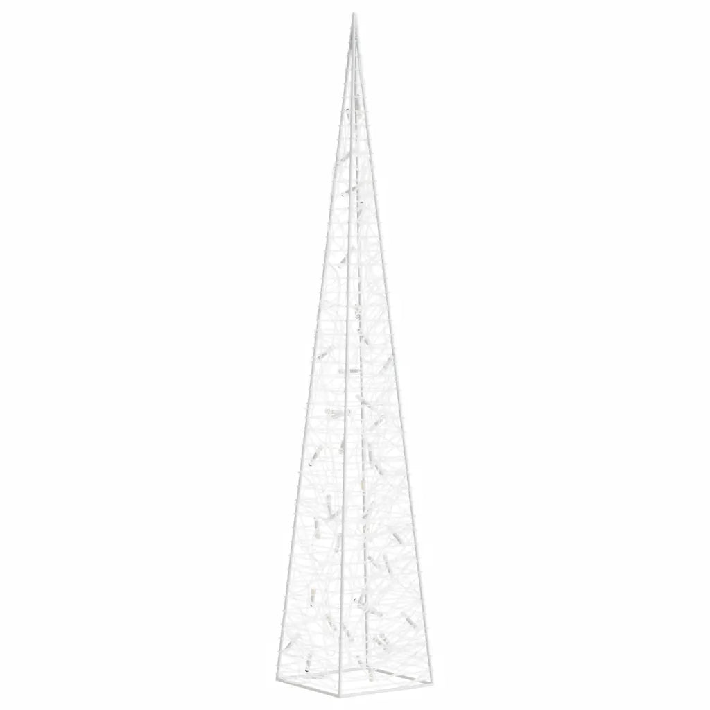 Cono di Luce LED Decorativo Acrilico Blu 90 cm CFW6033172