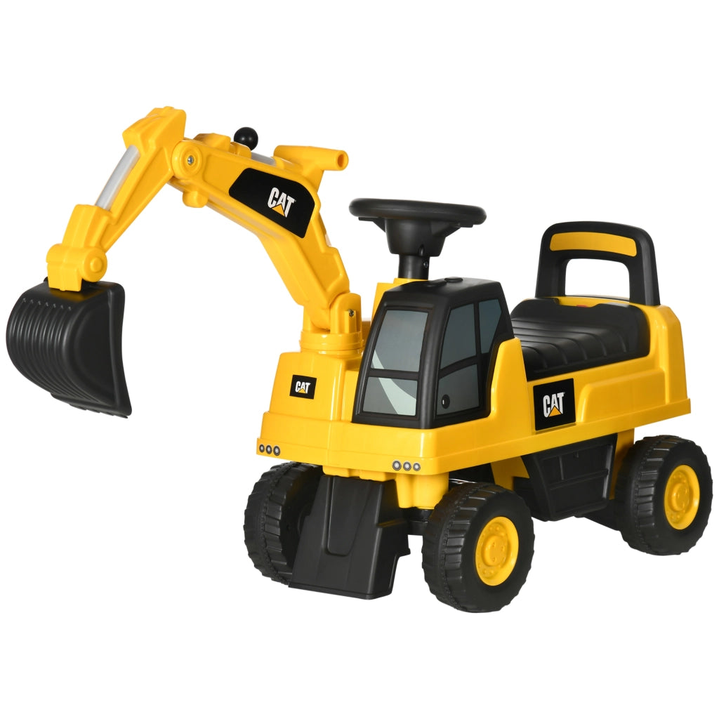Casetta Caterpillar con Pala e Bocina ¨C Zephmum ¨C 85x27.5x47.5 cm Giallo
