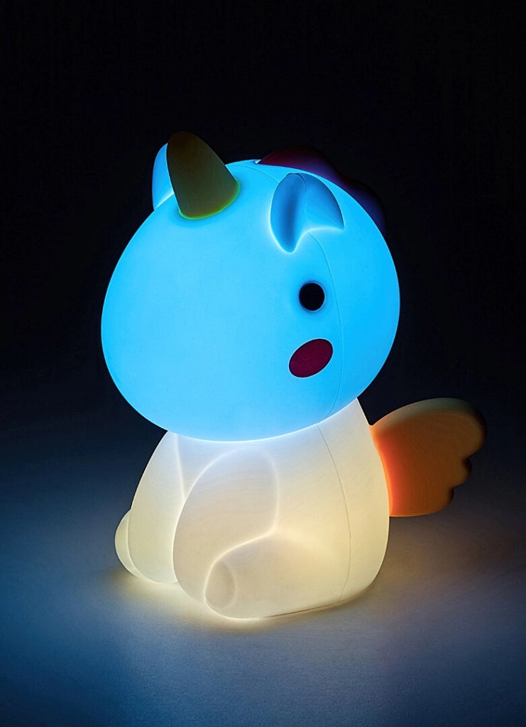 Lampada notte bimbi Unicorno LED RGB dimmer USB Rabalux