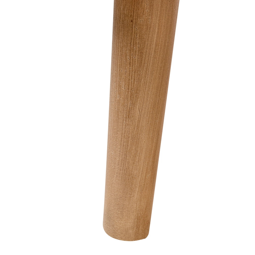 Comodino rattan sintetico fronte MDF impiallacciato treccia viennese marrone chiaro stile boho soggiorno camera da letto