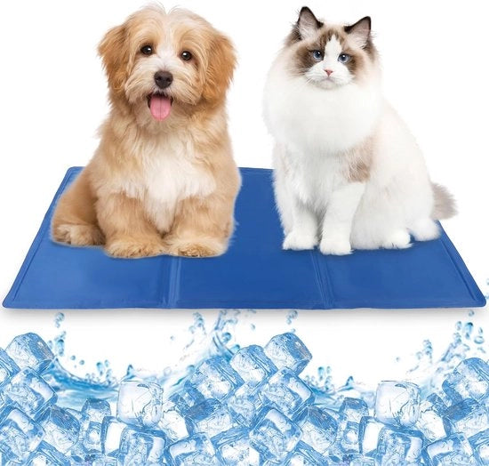 Matrimoniale superficie auto rinfrescante per animali domestici - Dimensioni extra grandi 40 x 80 cm, ideale per cani e gatti, nessun acqua o raffreddamento necessario