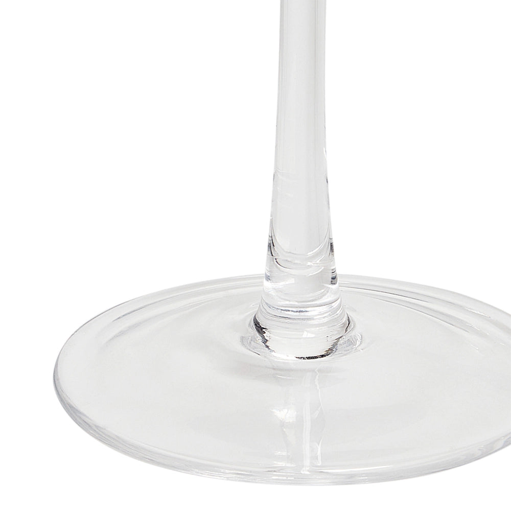 Set di 4 calici da vino in vetro soffiato a mano con bordo dorato 38 cl tavola elegante