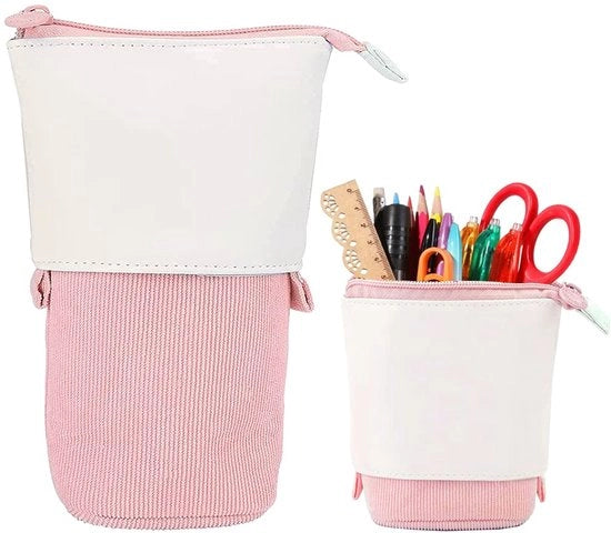 Tecnico 2-in-1 con chiusura a raccordo, astuccio per matite con apertura rapida, astuccio per matite e pennarelli, astuccio per studenti, astuccio per matite telescopico