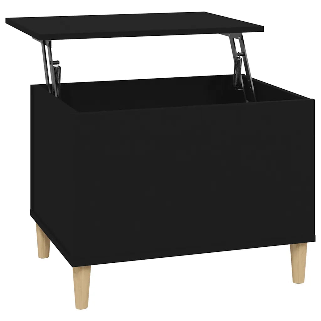 Tavolino da salotto | Tavolino da caff¨¨ | Tavolino da Soggiorno Nero 60x44,5x45 cm in Legno Multistrato