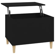Tavolino da salotto | Tavolino da caff¨¨ | Tavolino da Soggiorno Nero 60x44,5x45 cm in Legno Multistrato