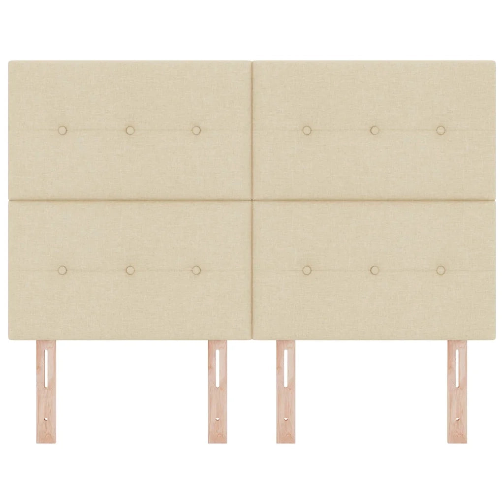 Testiera | Testata regolabile in altezza Crema 160 cm Tessuto