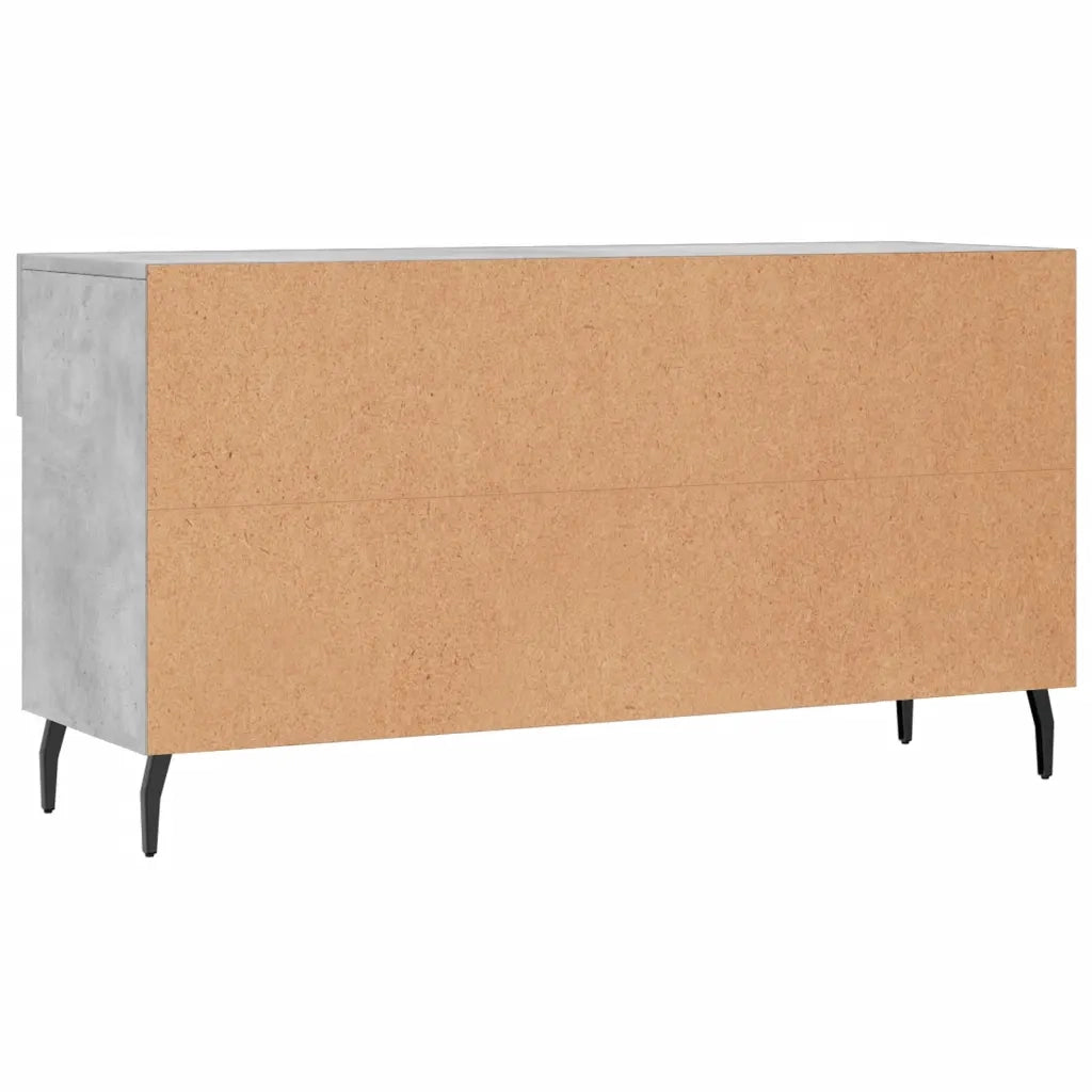 Panca Porta Scarpe-Sgabello-Panca Scarpiera Grigio Cemento 102x35x55cm Legno Multistrato 613641