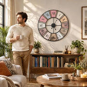 Vintage Wall Clock With Quartz Movement, 60 Cm XXL