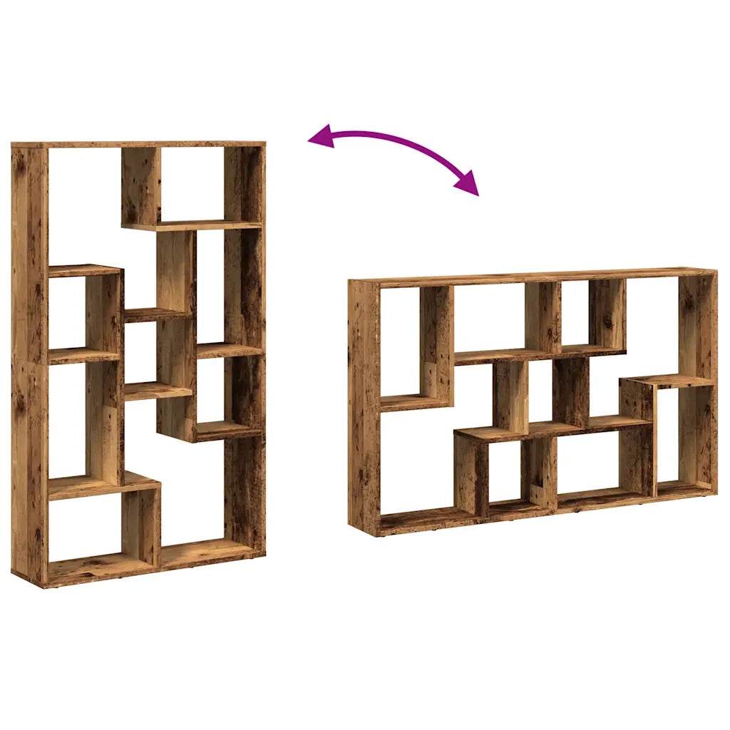 Libreria Legno Antico 72x20x120,5 cm in Truciolato 858163