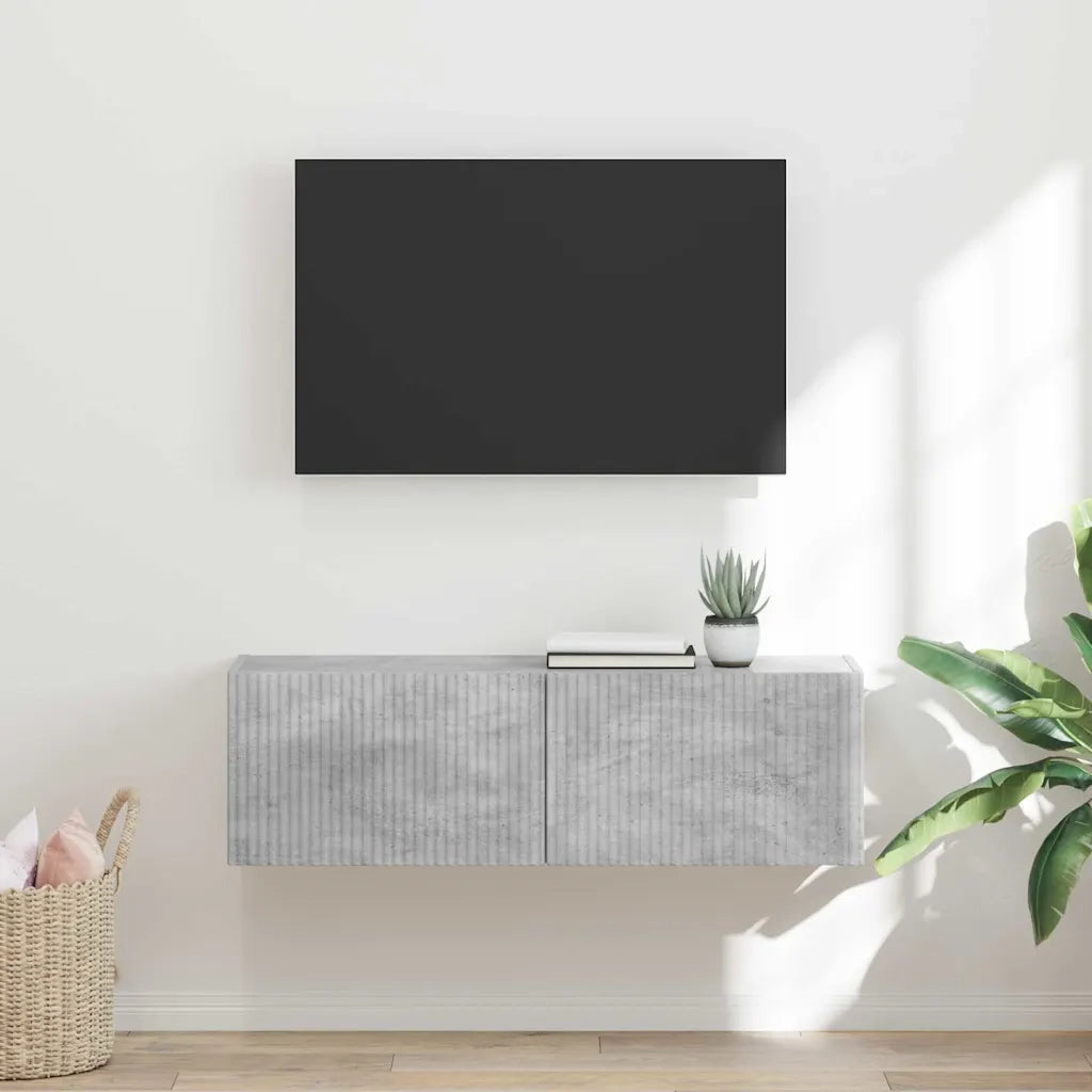 Mobile TV da parete-Mobile TV a Muro-Credenza TV Calcestruzzo 60 x 31 x 29.5 cm 773933