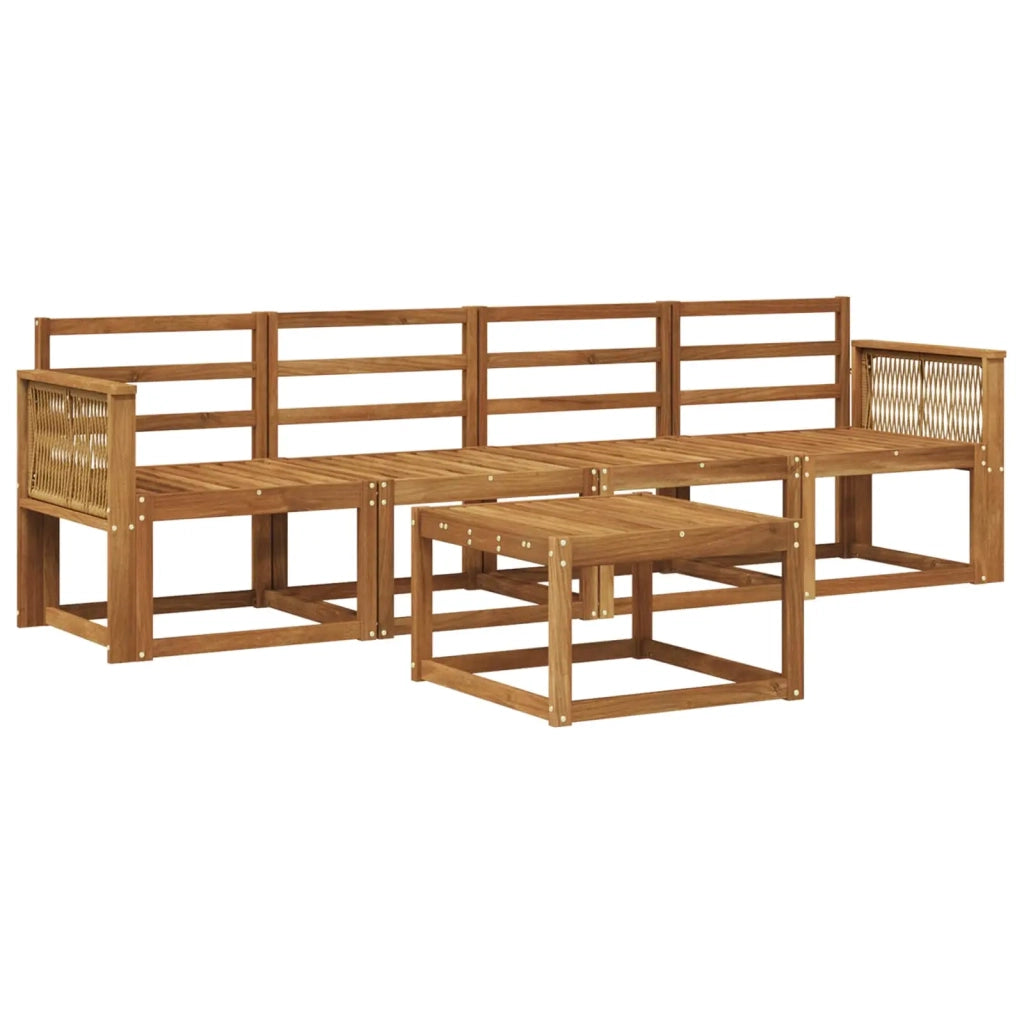Set di divani da esterno 5 pcs Naturale 3384975