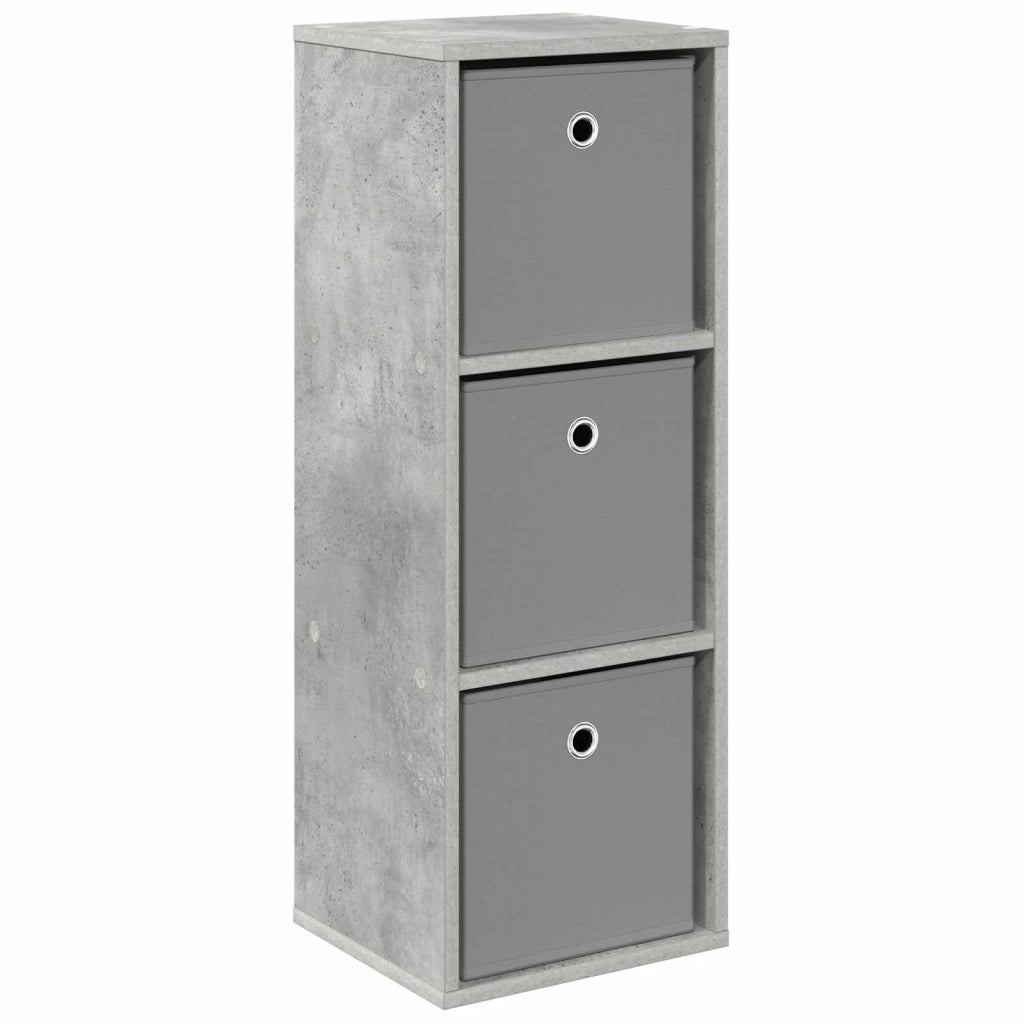 Credenza | Madia | Buffet da pranzo | Armadio da pranzo con cassetto Grigio cemento 30,5 x 27 x 84,5 cm