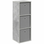 Credenza | Madia | Buffet da pranzo | Armadio da pranzo con cassetto Grigio cemento 30,5 x 27 x 84,5 cm