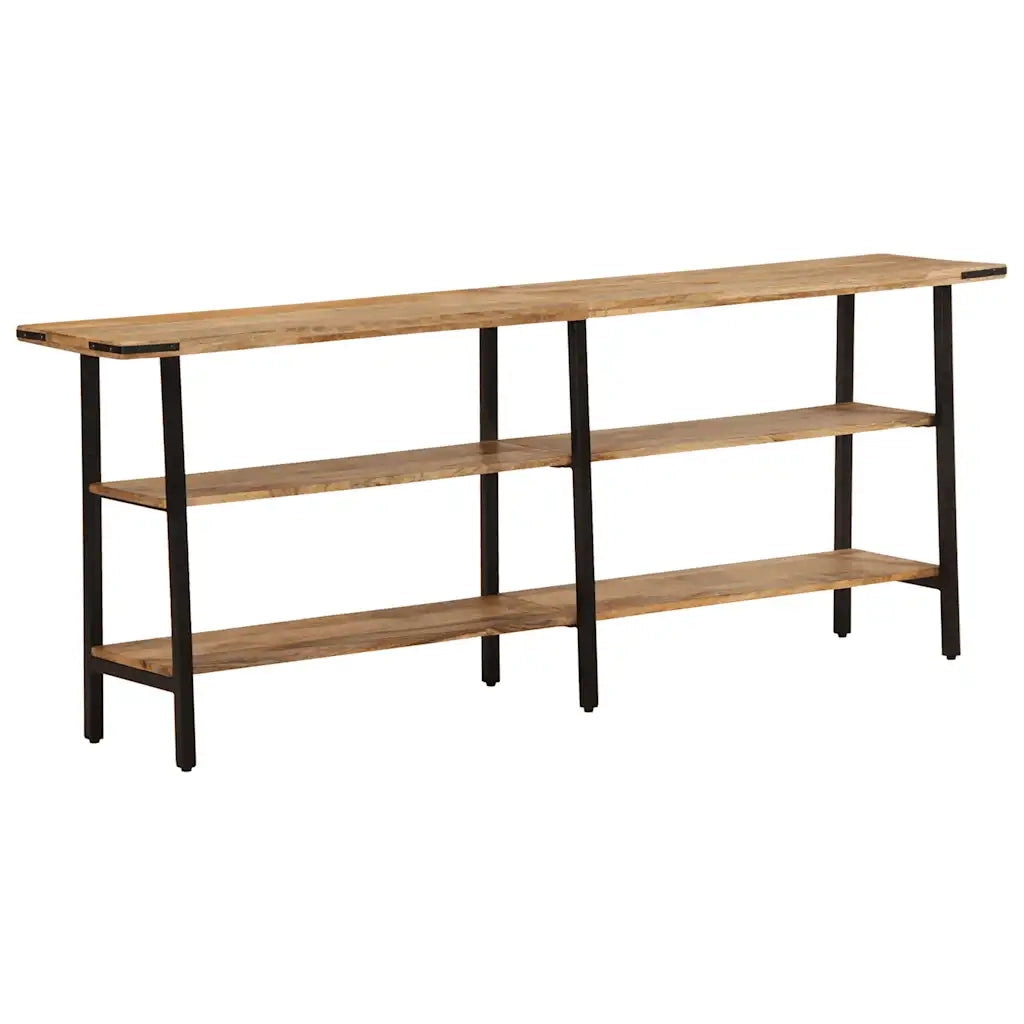 Tavolo Consolle 180x35x70 cm in Legno Massello di Mango 373614