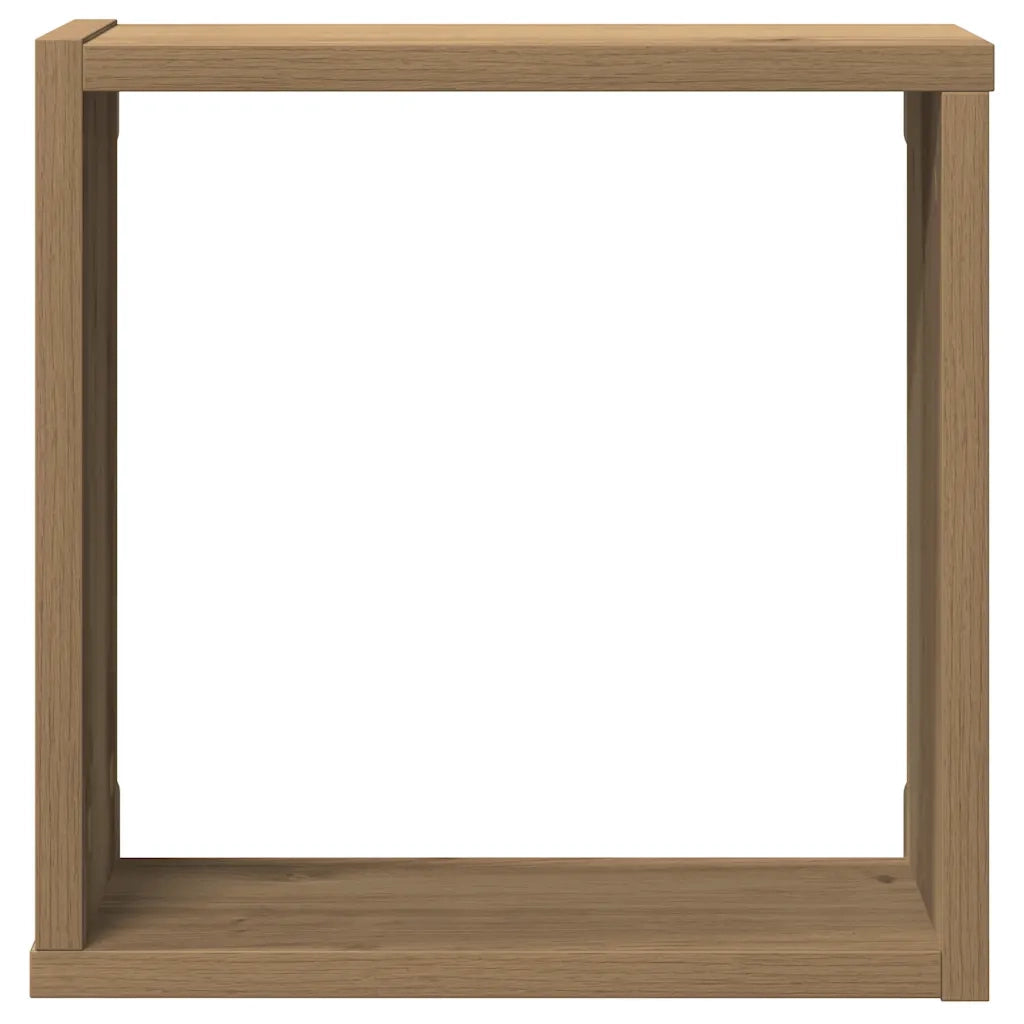 Mensole Parete a Cubo 6 pz Artigianale 30x15x30 cm Truciolato 856581