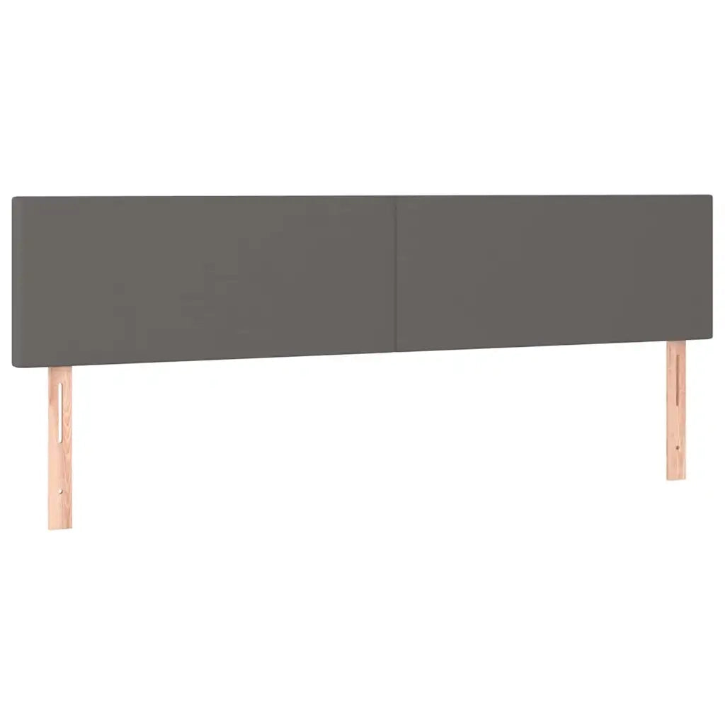 Giroletto a Molle con Materasso Grgio 200x200 cm in Similpelle 3130683