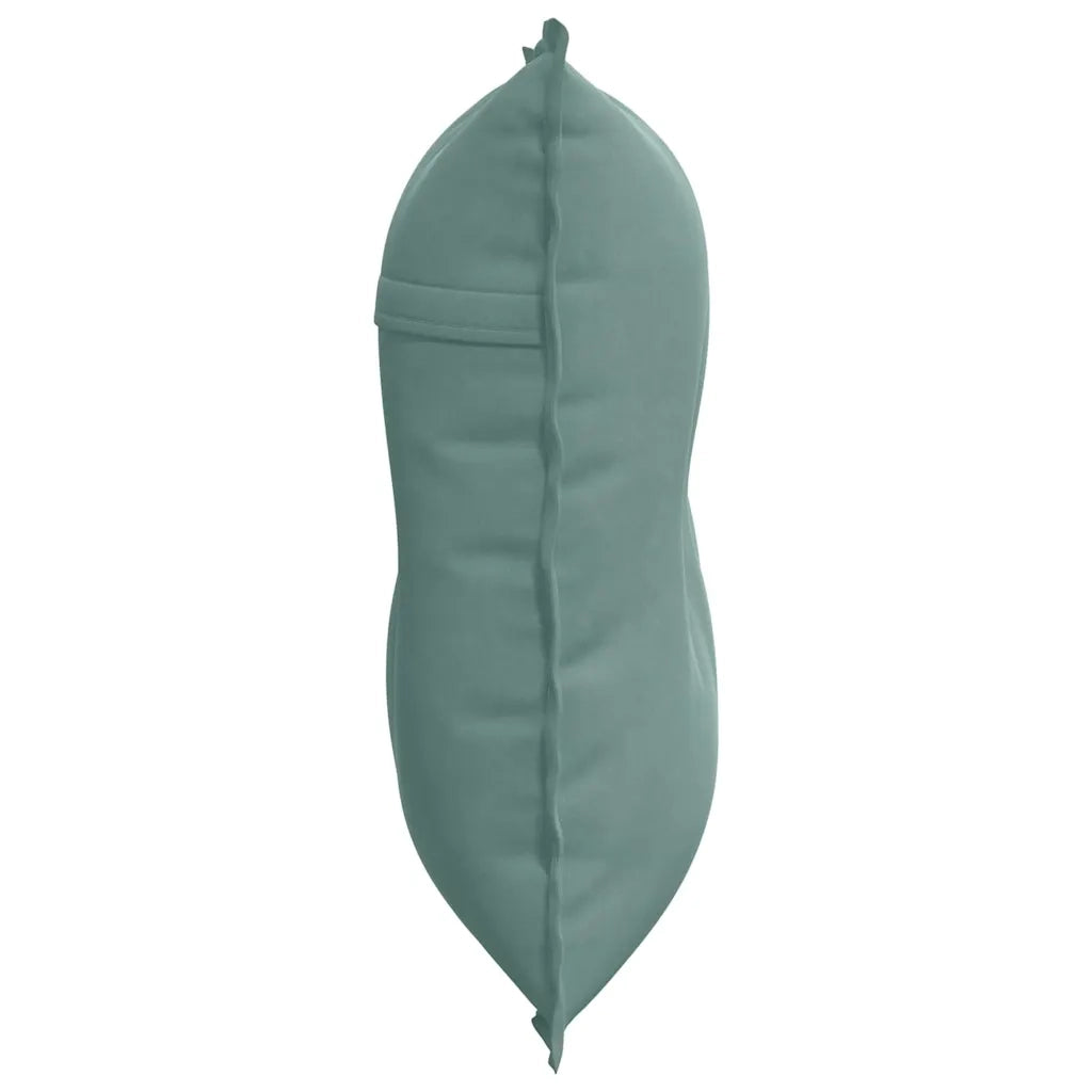 Cuscino per Schiena Verde Mare 80 x 50 cm Tessuto in Cords