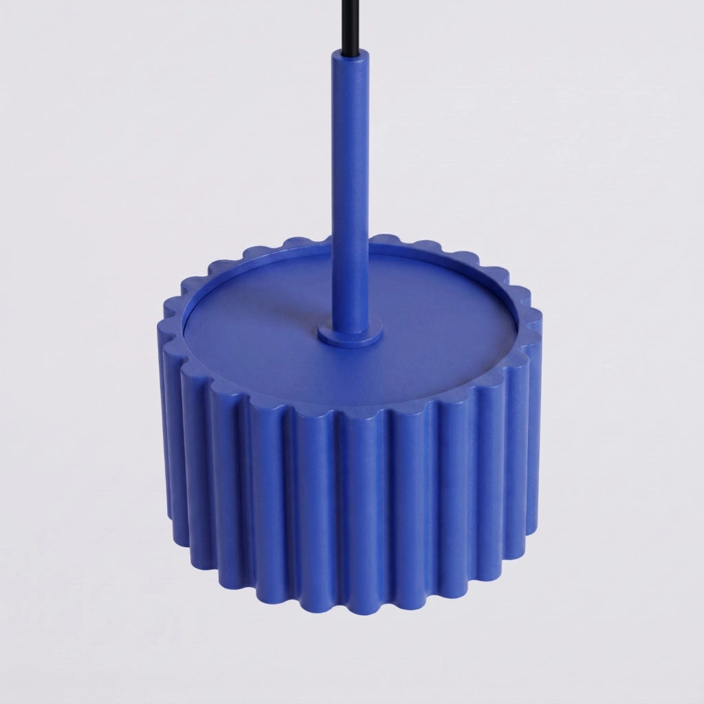 Lampada a sospensione AURA 1 oltremare Gx53