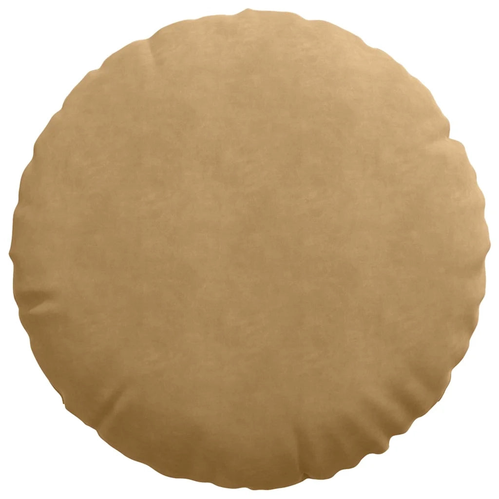 Cuscini per Seduta 2 pcs Marrone Ø 80 x 29 cm Velluto 42014256