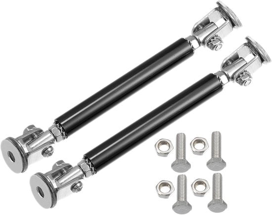 Sostegno Bumper Vervangabile - Regolabile Lunghezza - 2 Pezzi - Installazione Facile - Adatto per la maggior parte dei Veicoli - Resistentente allo Scuotimento - Sostegno Bumper