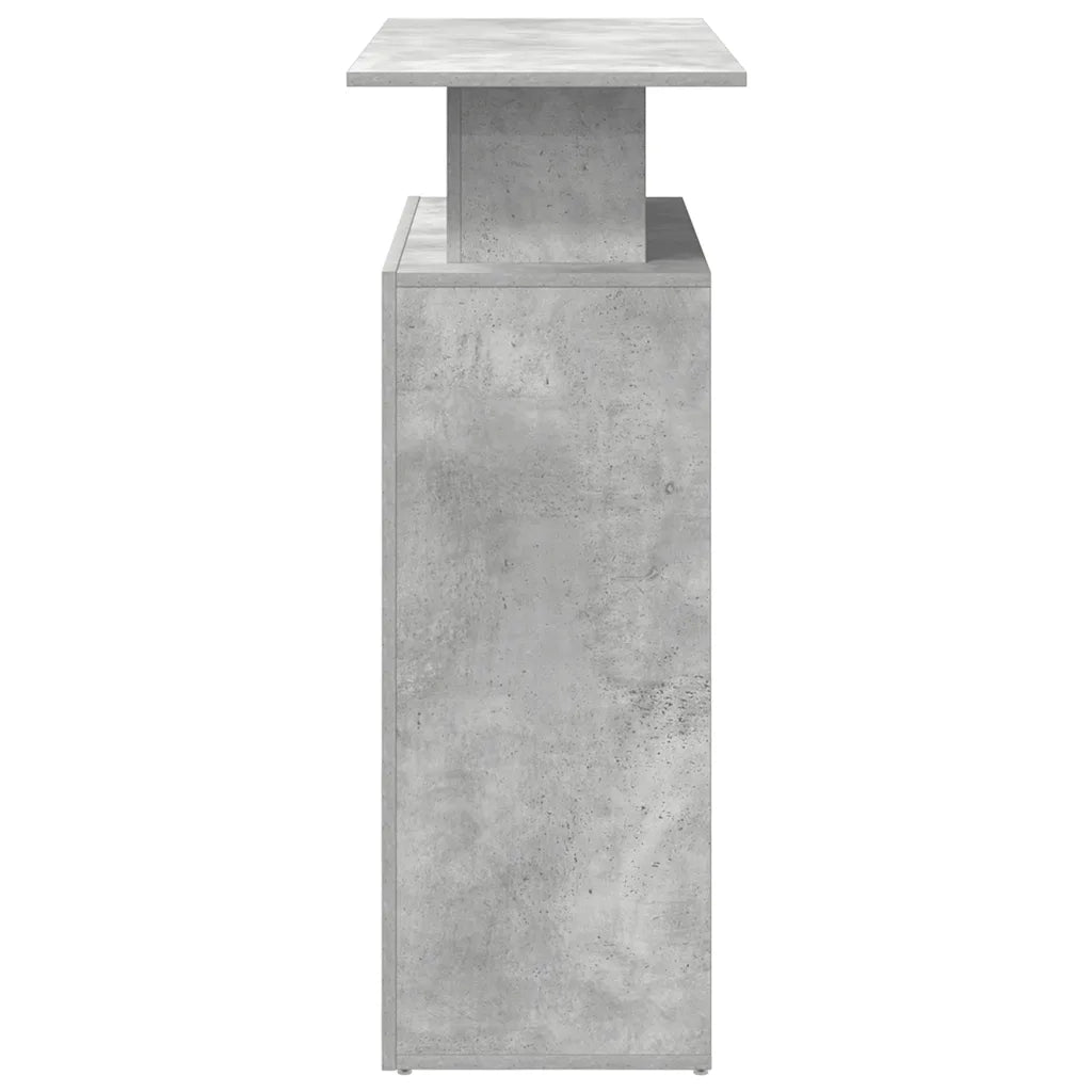 Banco Reception Grigio Cemento 100x40x104 cm Legno Multistrato 859054