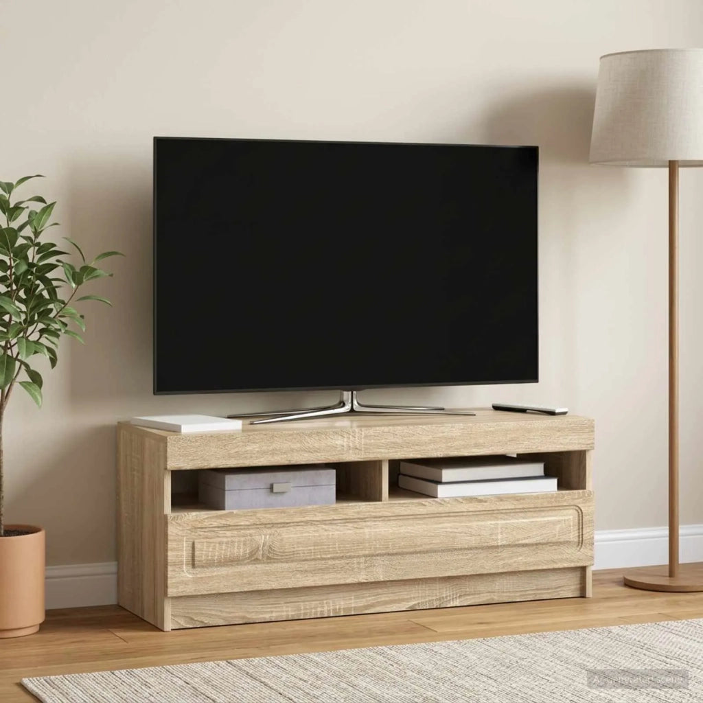 Mobile TV LED Rovere Sonoma Legno ingegnerizzato 897867