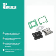 Kit di Carburatore Valvola Reed - Materiale di Alta Qualità - Sostituzione Diretta - Resistente allo Sfregio - Installazione Facile - Durata Lunga - Set di Viti