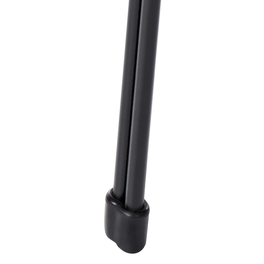 Set di 2 sedie da giardino con telaio in acciaio nero impilabili da esterno per patio stile moderno