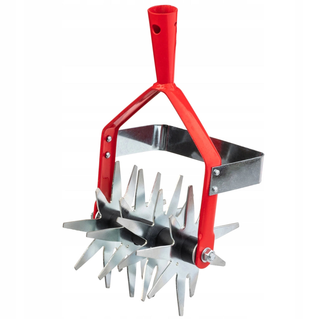 KADAX Coltivatore da giardino manuale per terreno, con lama di taglio per substrati specifici.