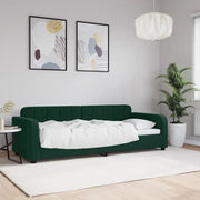 Letto da Giorno Verde Scuro 80x200 cm in Velluto 354053