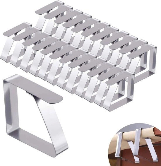 Fermo Tavolo a Tappi - Fermo Tavolo in Acciaio Inossidabile - Fermo Tavolo per Feste e Eventi - Fermo Tavolo per Picnic e Buffet - 48 * 43 cm Fermo Tavolo a Tappi in Acciaio Inossidabile Zaffero