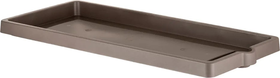 SOTTOVASO PER FIORIERA RETTANGOLARE cm 75 x 33,5 x 4,5 - cappuccino  - BAMA