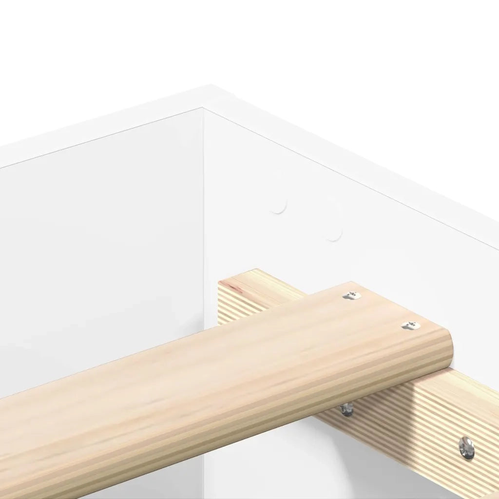 Struttura del letto Bianco 137 x 190 cm Legno ingegnerizzato 901003