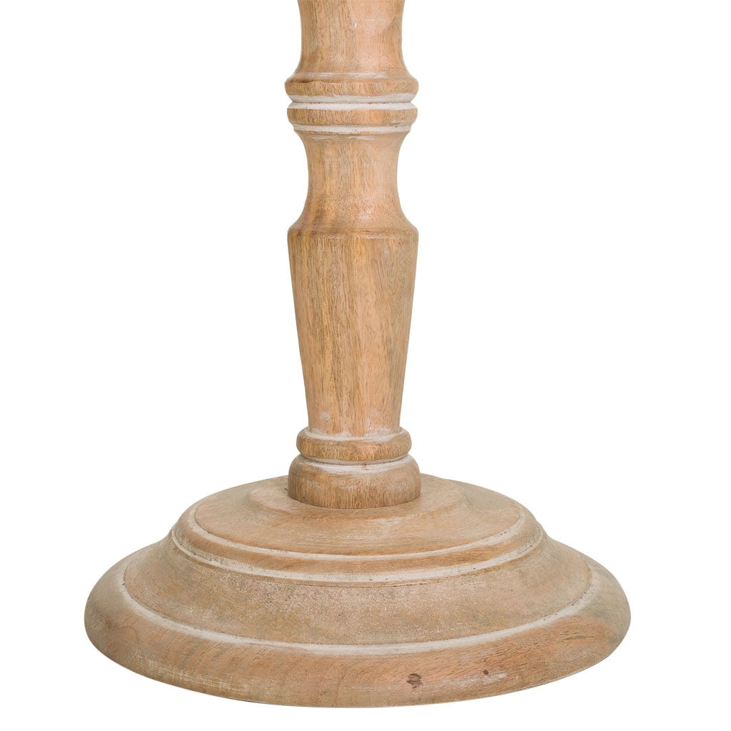 Comodino laterale in legno marrone artigianale 60x60x60h cm