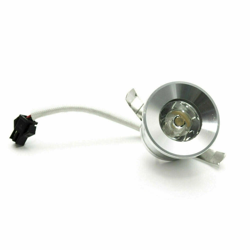 Trade Shop - Faretto Incasso Led 1 Watt Mini Spot Luce Fredda Calda Naturale Blu Verde Rossa -